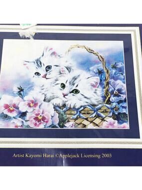 Wishful Thinking Kitty Cat Cross Stitch 99027 NEW Vintage 2003 Liane Bole